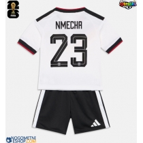 Otroški Nogometni dresi Nemčija Felix Nmecha #23 Domači SP 2026 Kratek Rokav (+ Kratke hlače)